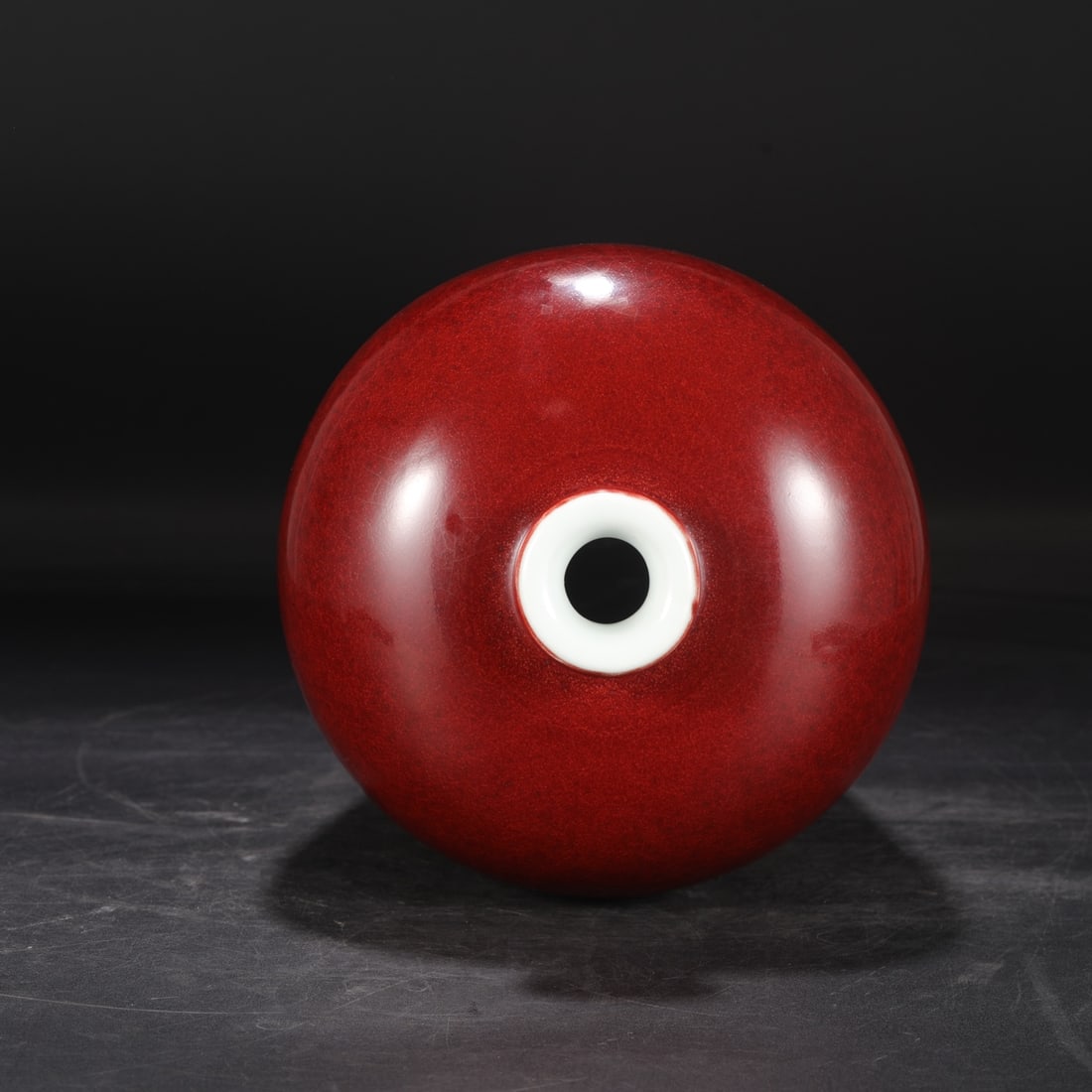 A Rare Ruby red-Glazed Vase - 4