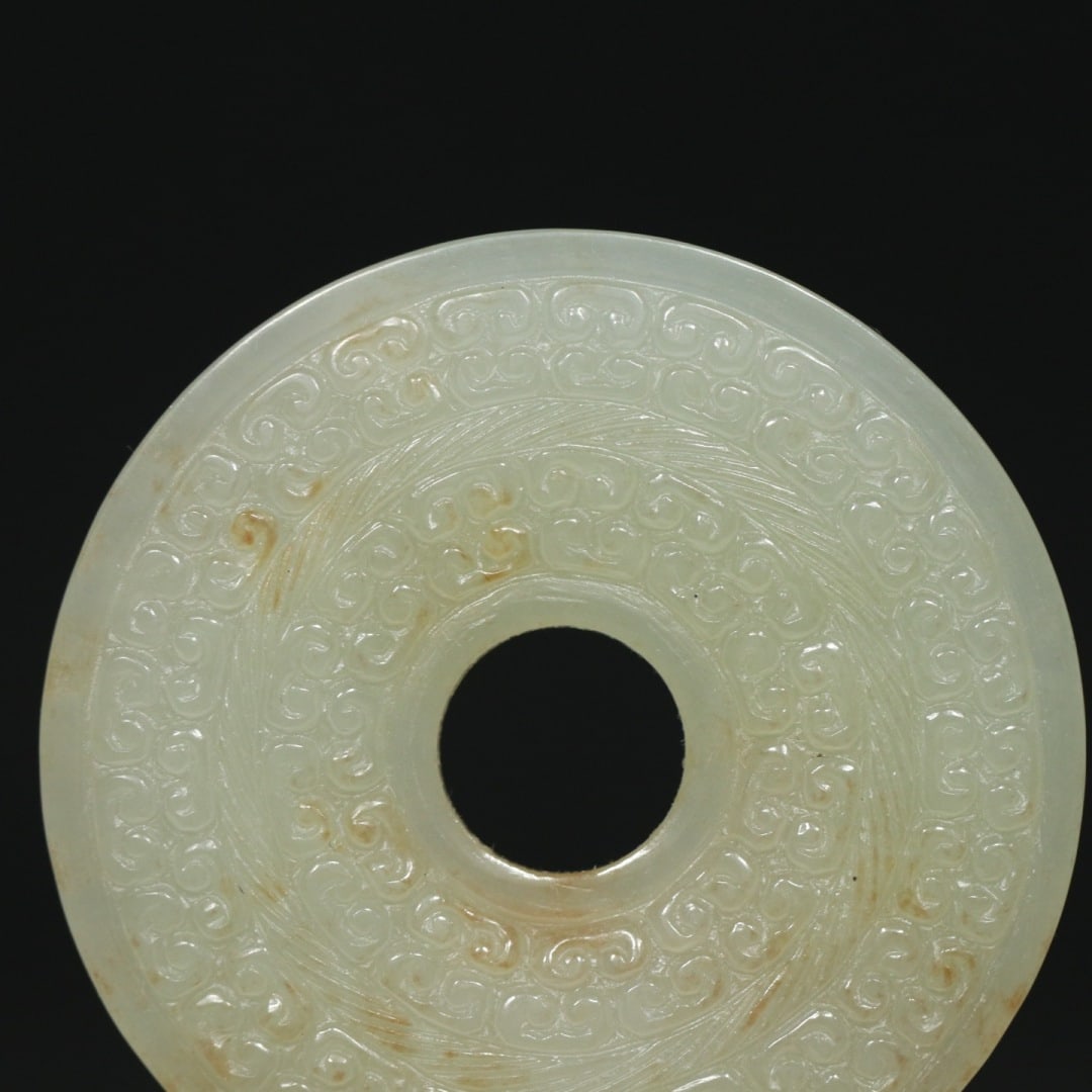 An Exquisite White Jade Ruyi Pattern Pendant - 4