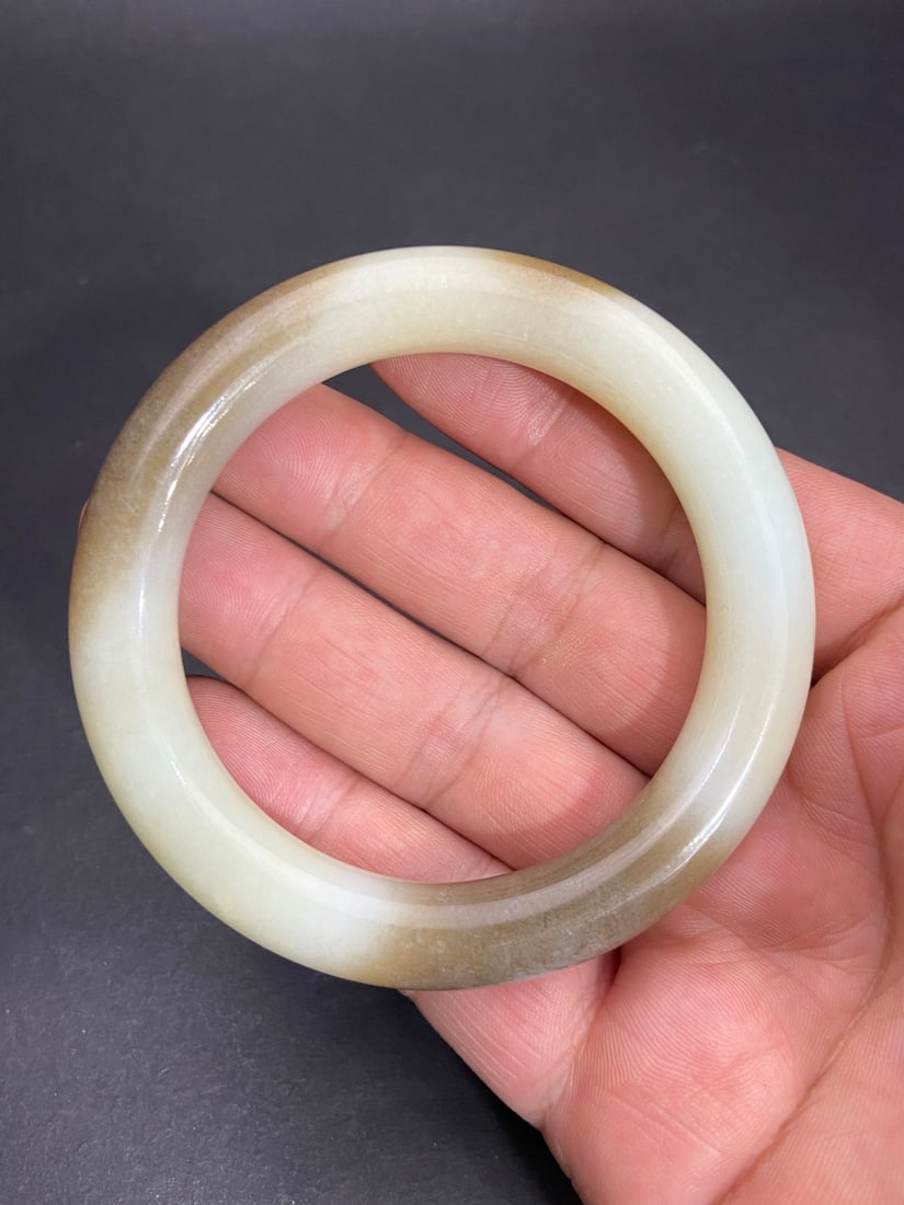 An Exquisite White Jade Bracelets - 9
