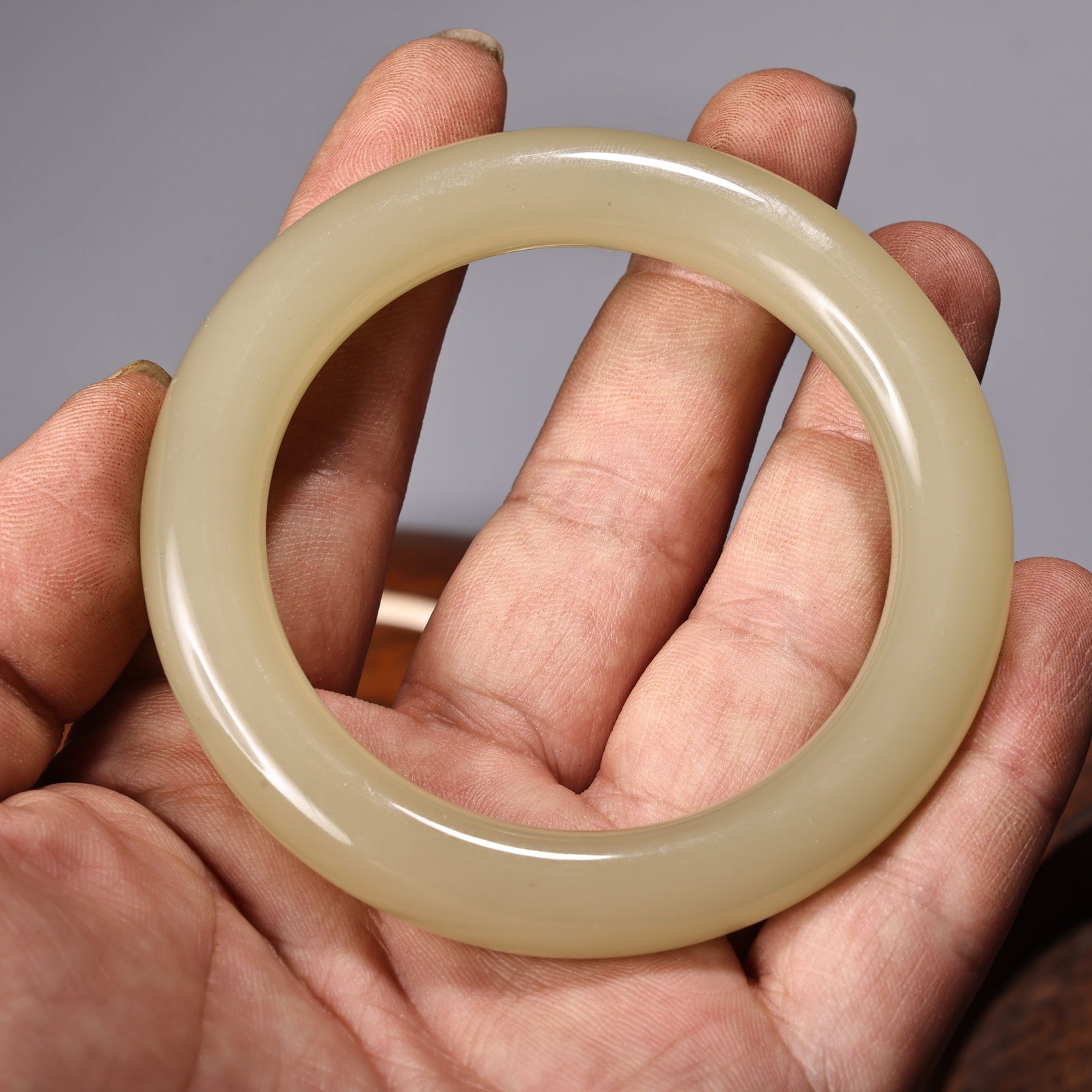 An Exquisite White Jade Bracelets - 7
