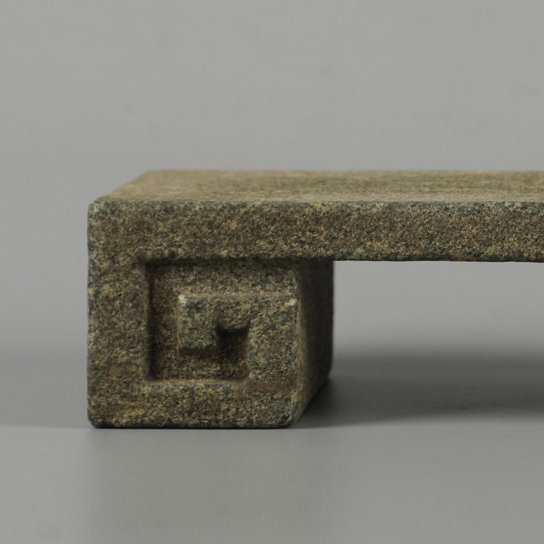 An Exquisite Stone Tea Tray - 3
