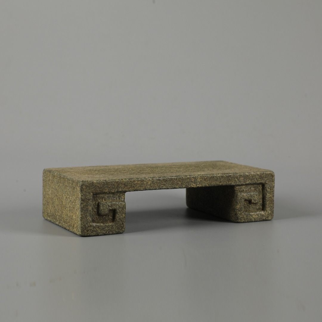 An Exquisite Stone Tea Tray - 7