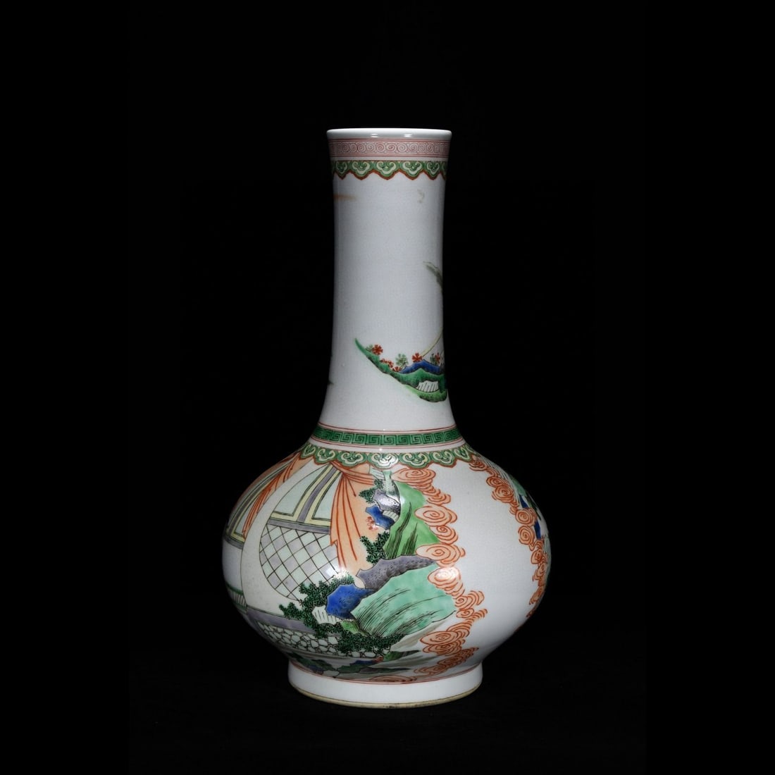 An Exquisite Wucai Figures Pattern Vase - 3