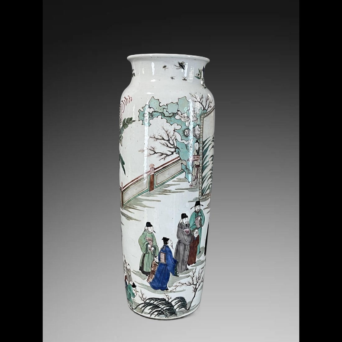 An Exquisite Wucai Figures Pattern Vase - 3