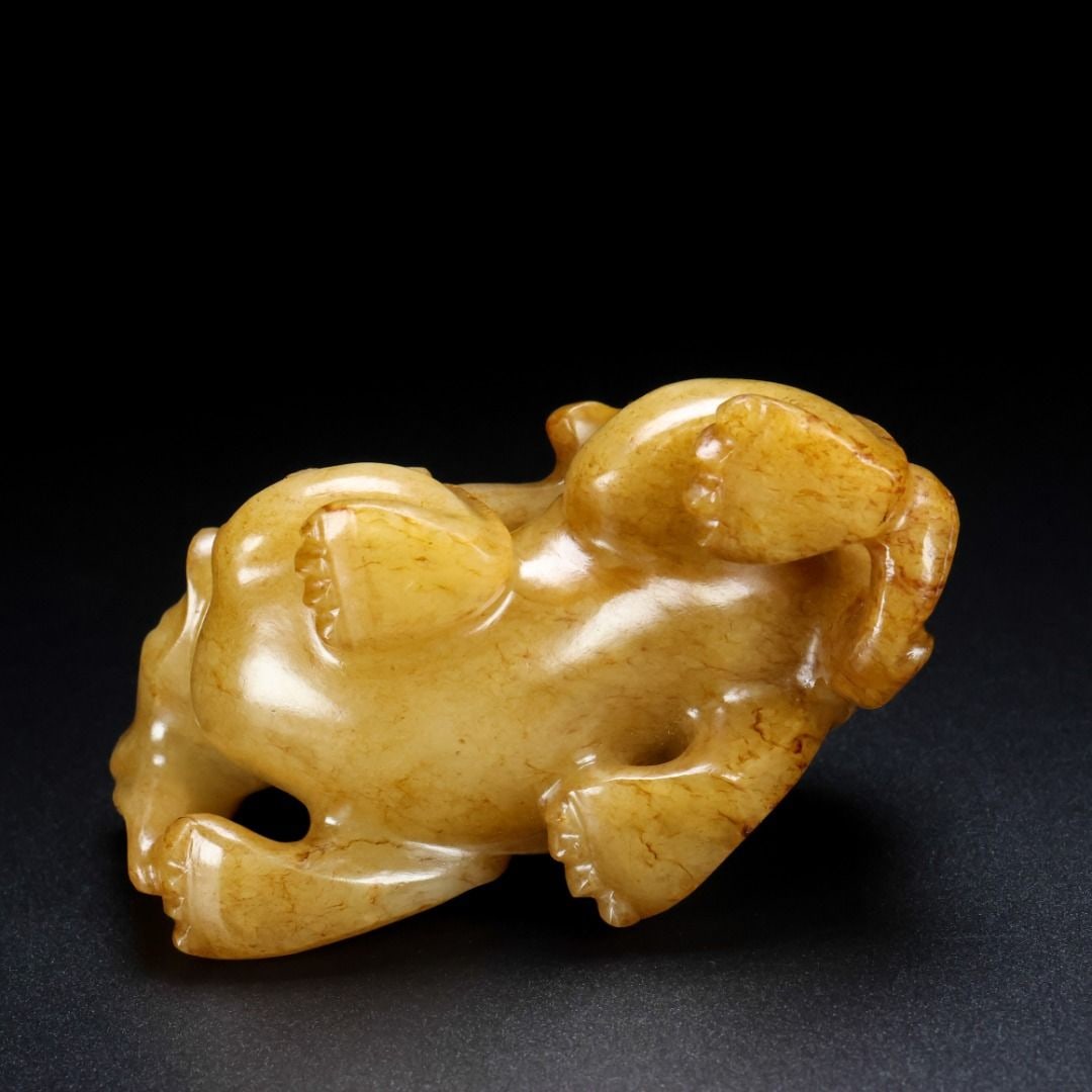 An Exquisite Hotan Jade Beast - 8