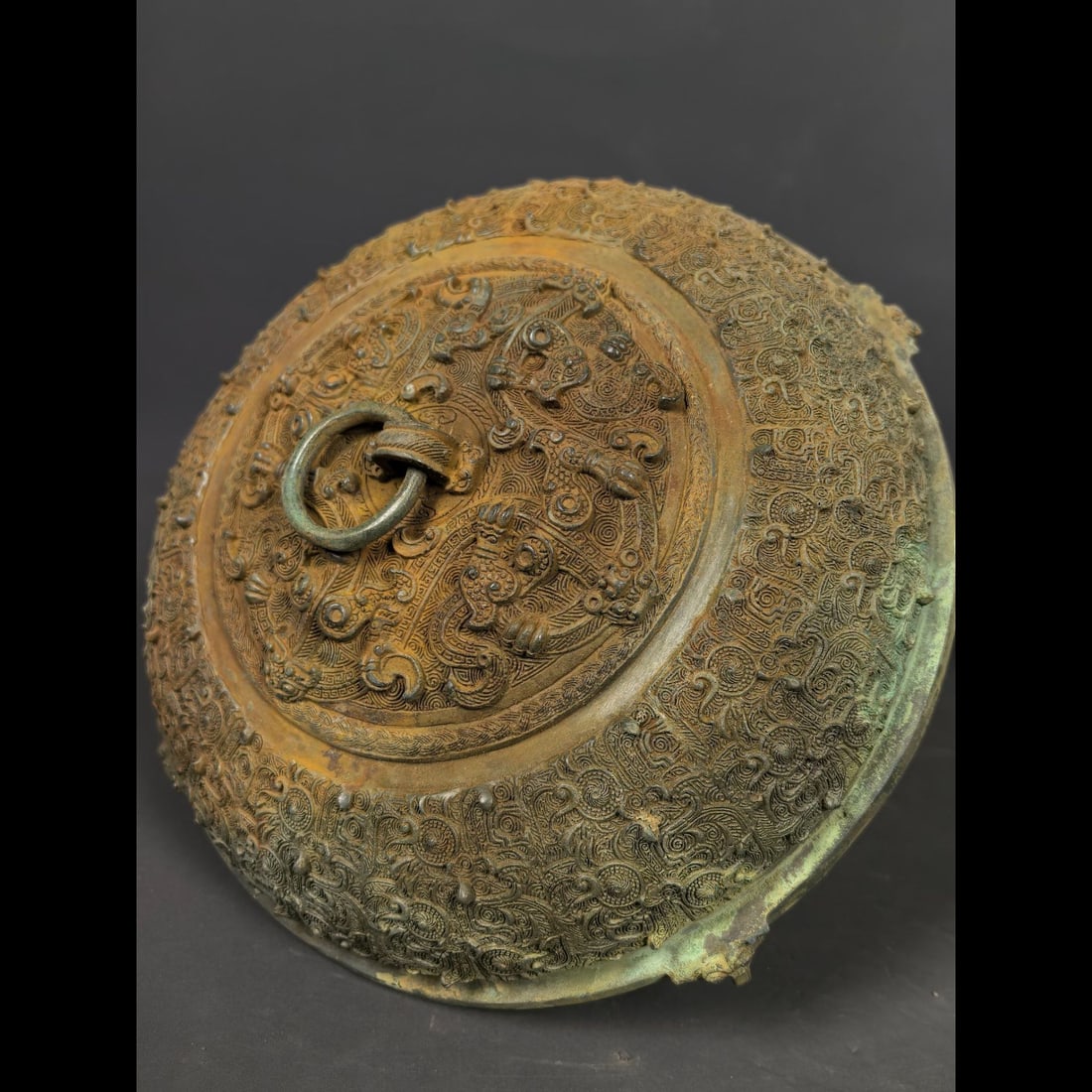 An Exquisite Bronze Pan‑Chi Pattern Jar - 6
