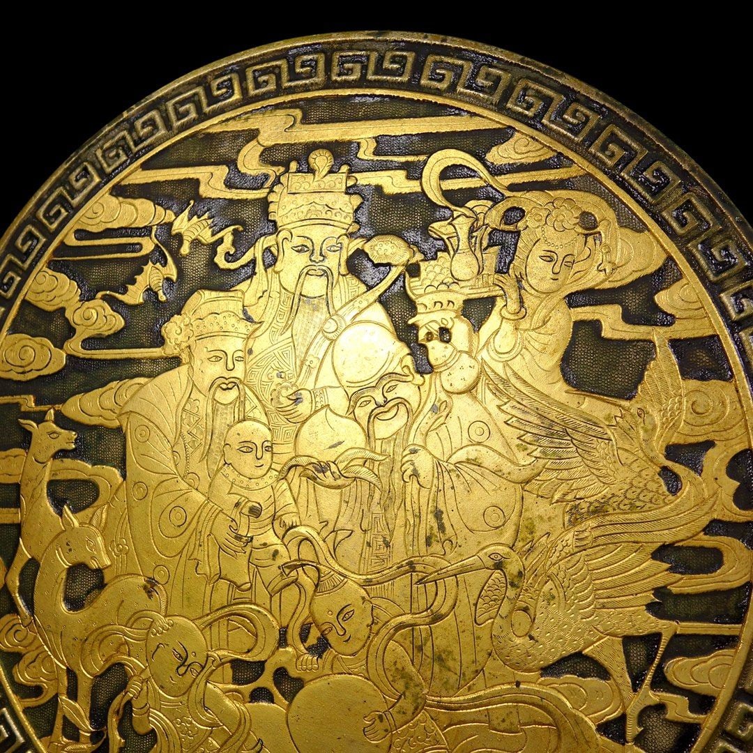 An Exquisite Gilt Bronze Screen - 9