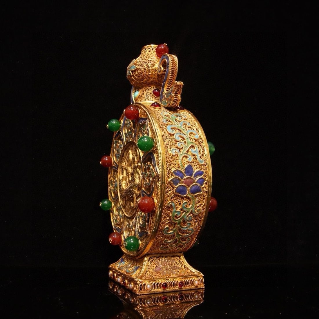An Exquisite Gilt Bronze Auspicious Beast Pattern Ewer - 2