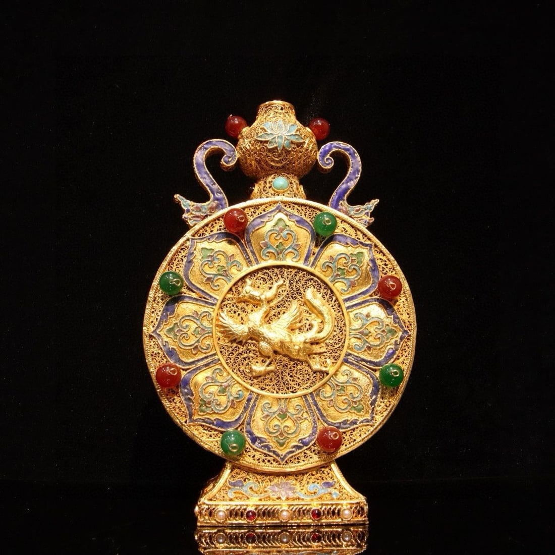 An Exquisite Gilt Bronze Auspicious Beast Pattern Ewer - 3