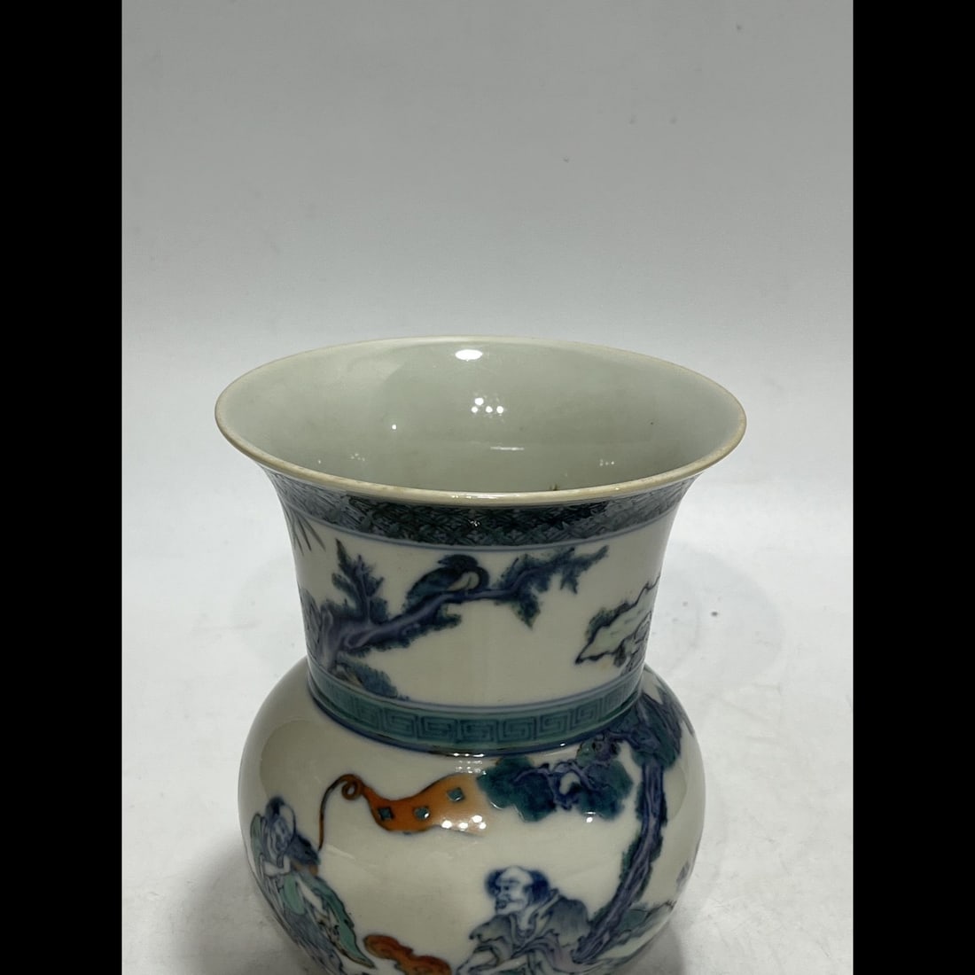 An Exquisite Doucai Figures Pattern Basin - 13
