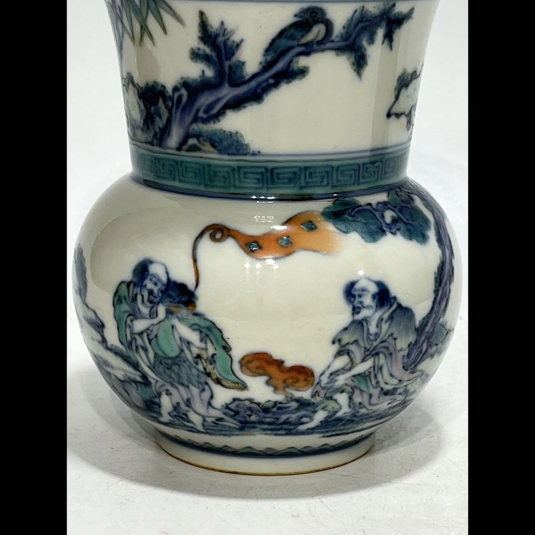 An Exquisite Doucai Figures Pattern Basin - 2