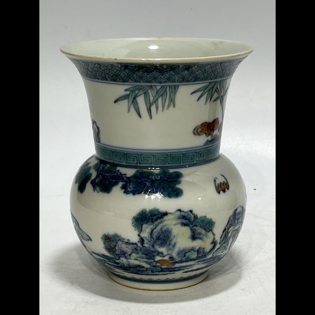 An Exquisite Doucai Figures Pattern Basin - 5