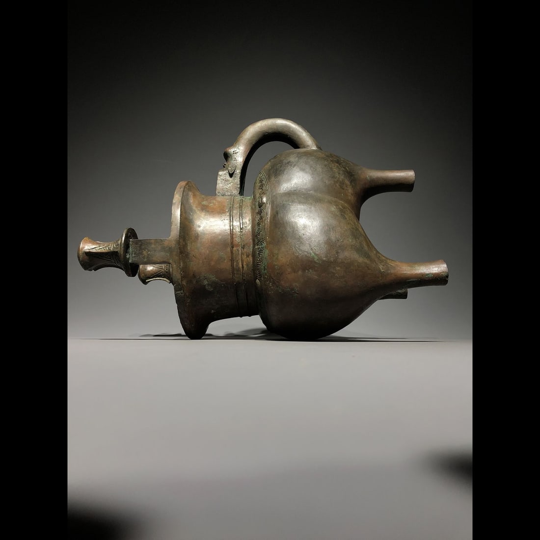 An Exquisite Bronze Dragon Pattern Censer - 6