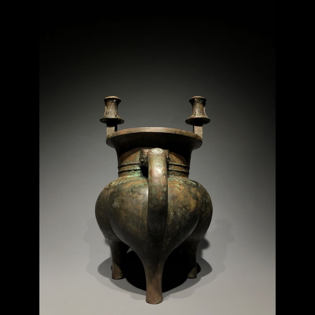 An Exquisite Bronze Dragon Pattern Censer - 7
