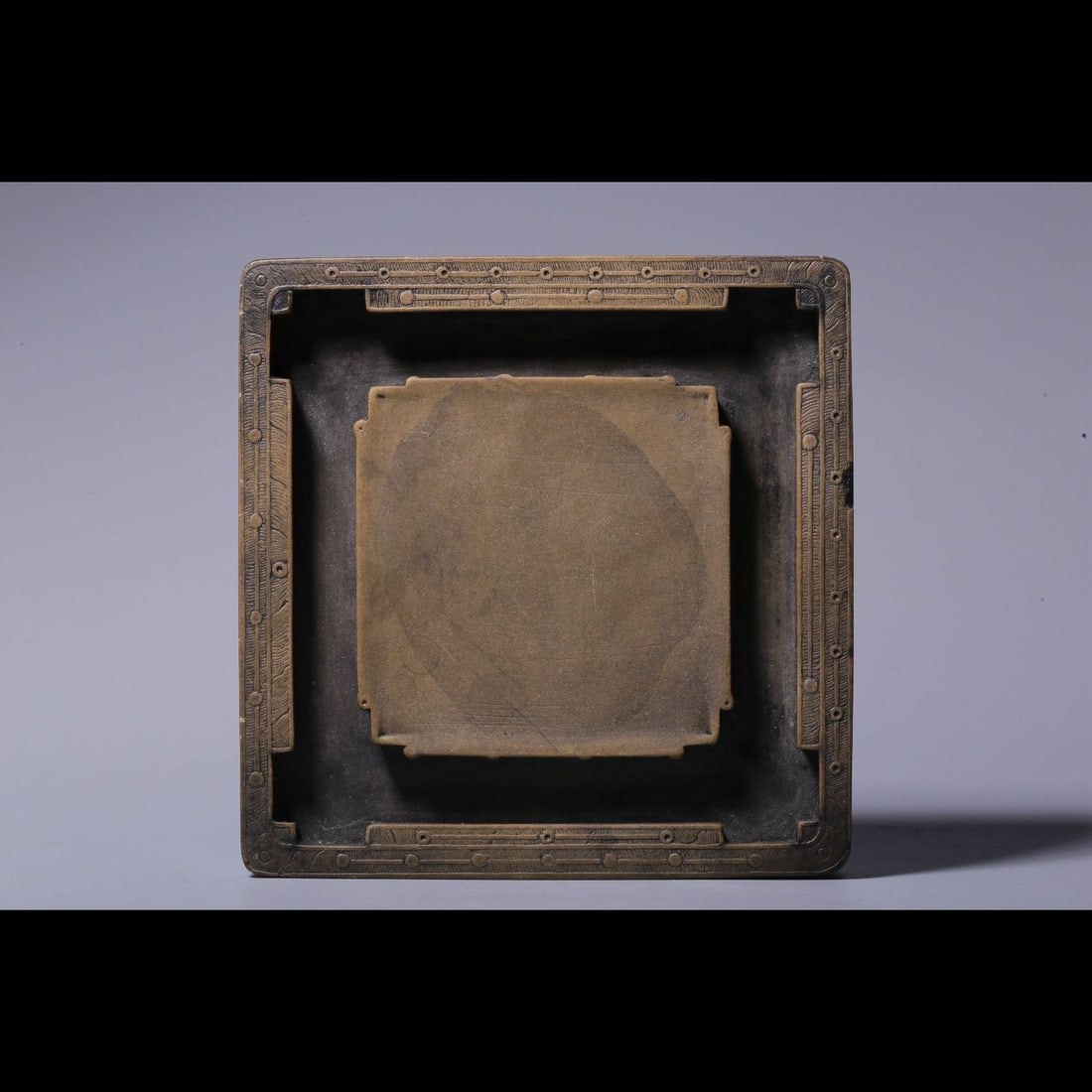 An Exquisite Auspicious Beast Pattern Square Inkstone (1 of 6)