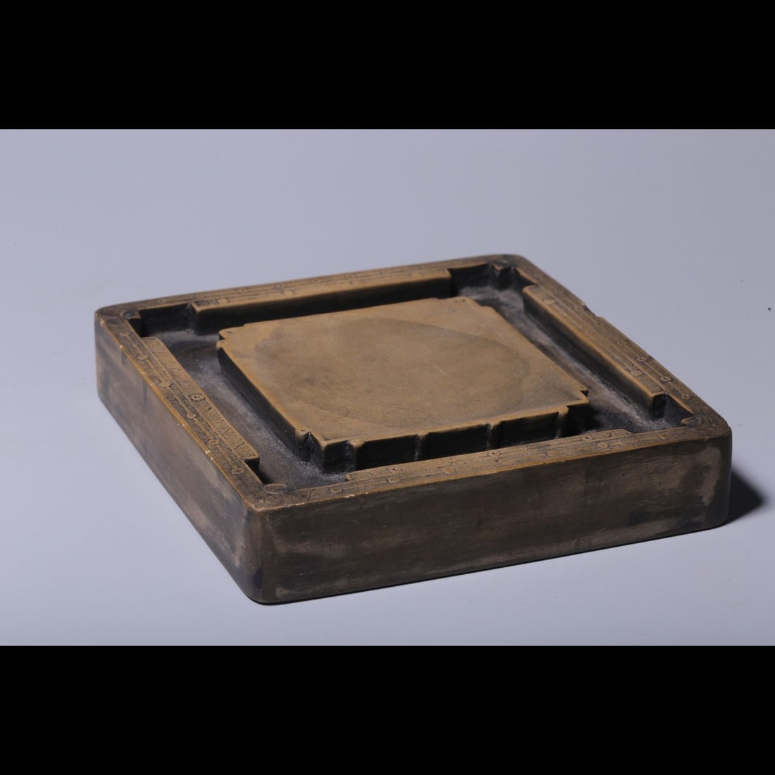 An Exquisite Auspicious Beast Pattern Square Inkstone - 6