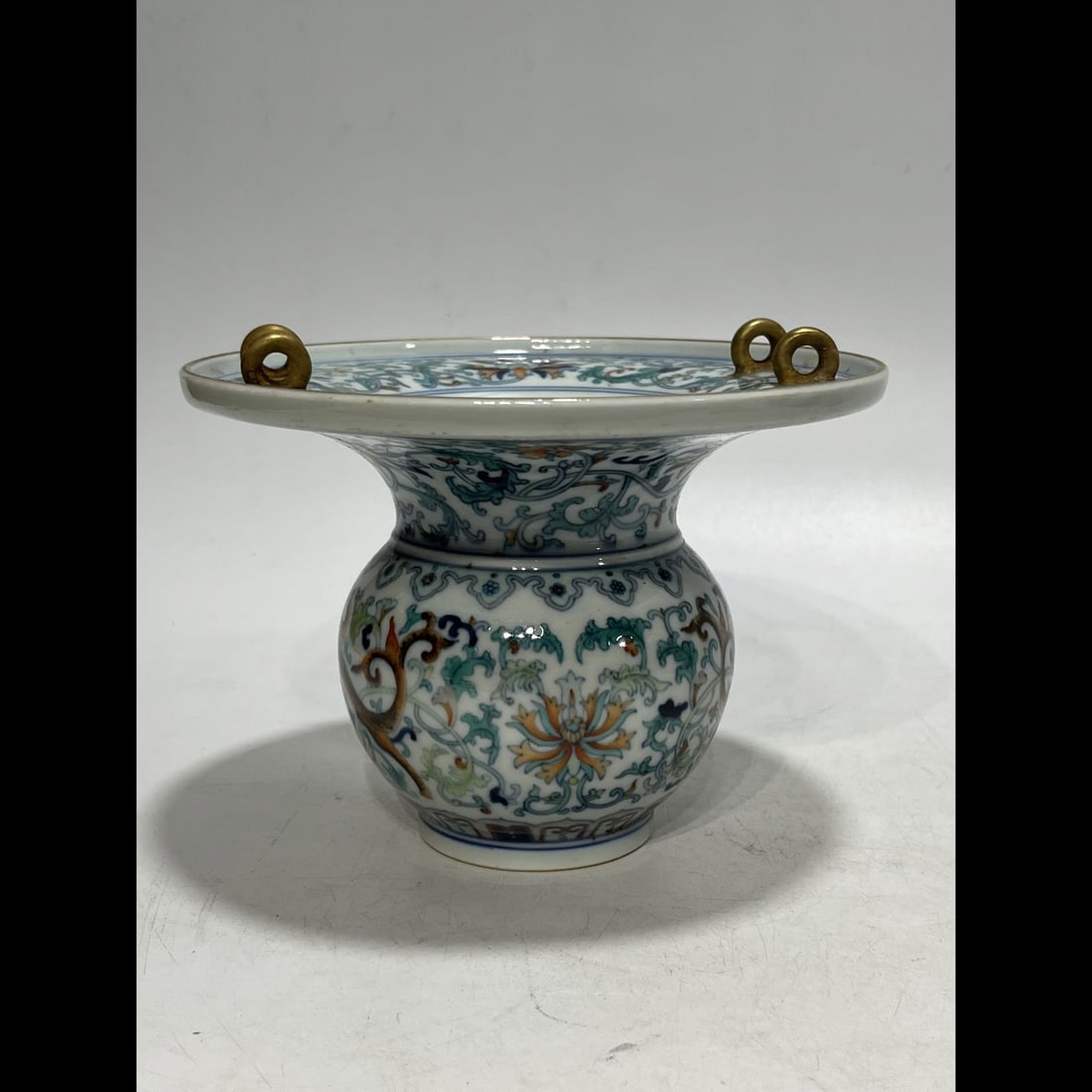 An Exquisite Doucai Dragon Pattern Basin - 5