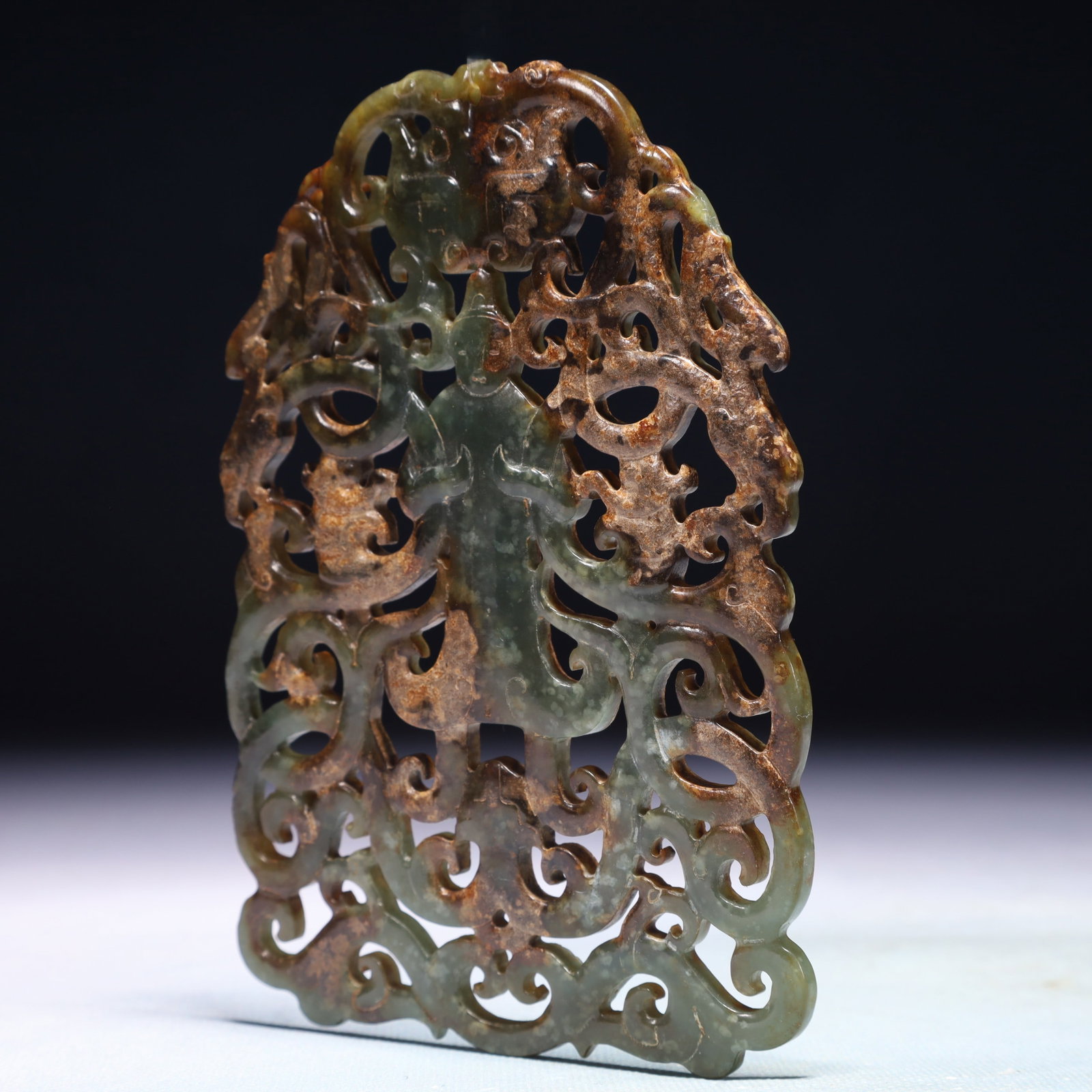 An Exquisite Jasper Figure Pattern Pendant - 4