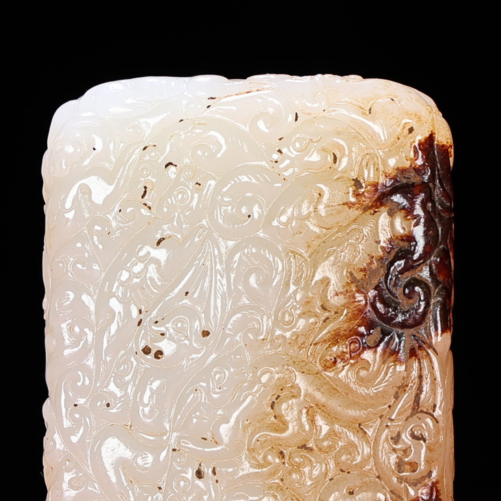 An Exquisite White Jade Phoenix Pattern Pendant - 2