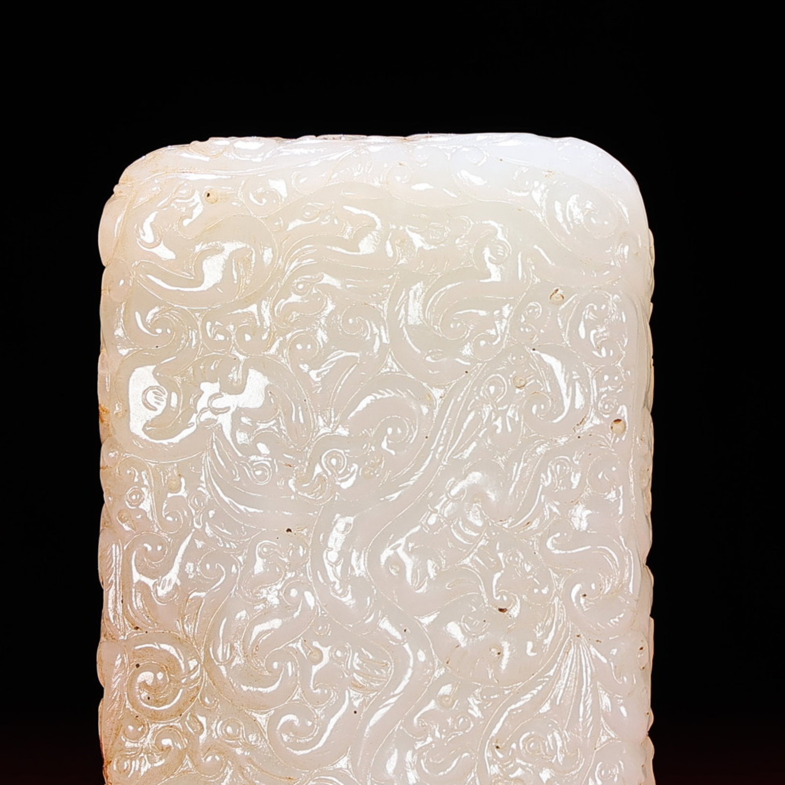 An Exquisite White Jade Phoenix Pattern Pendant - 4