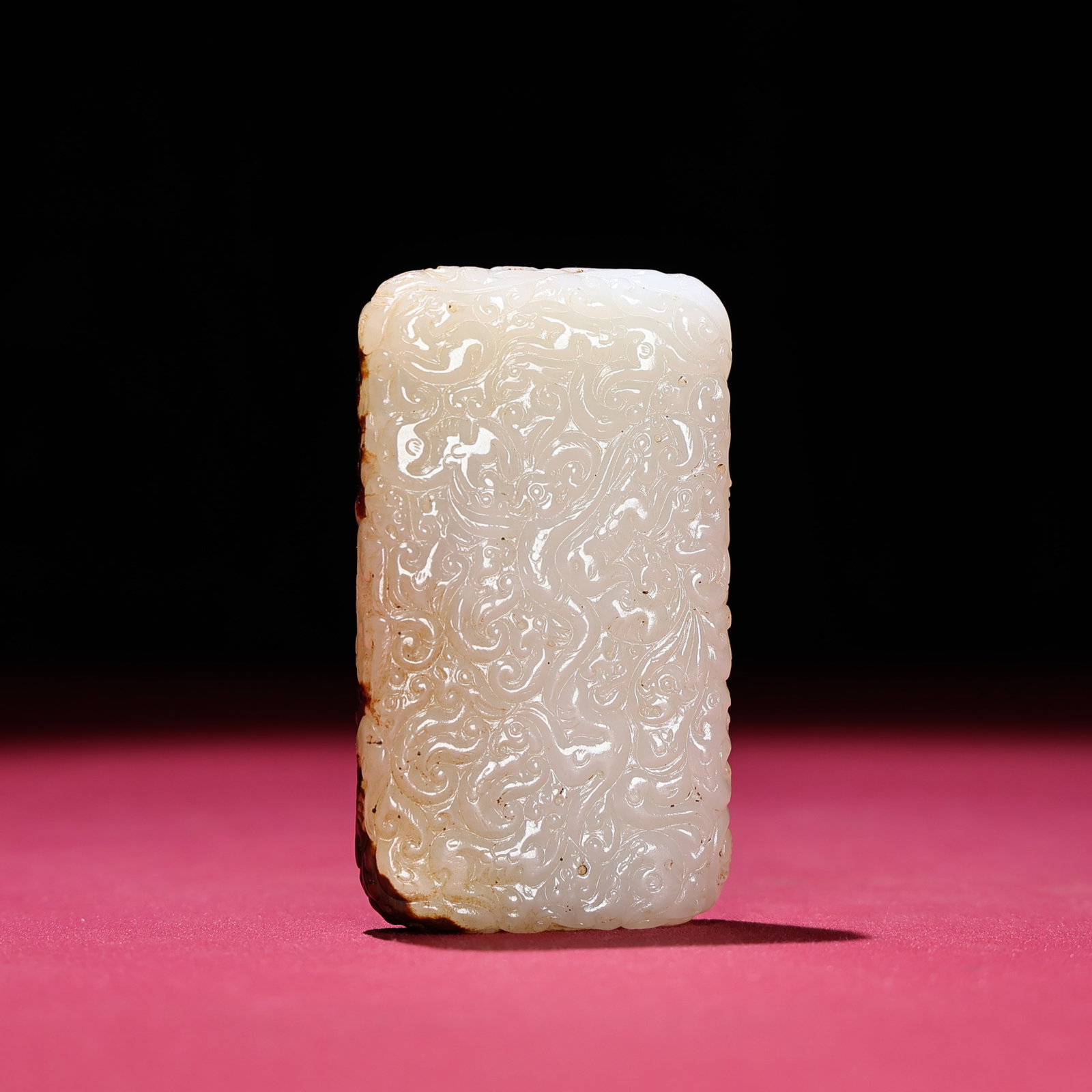 An Exquisite White Jade Phoenix Pattern Pendant - 6