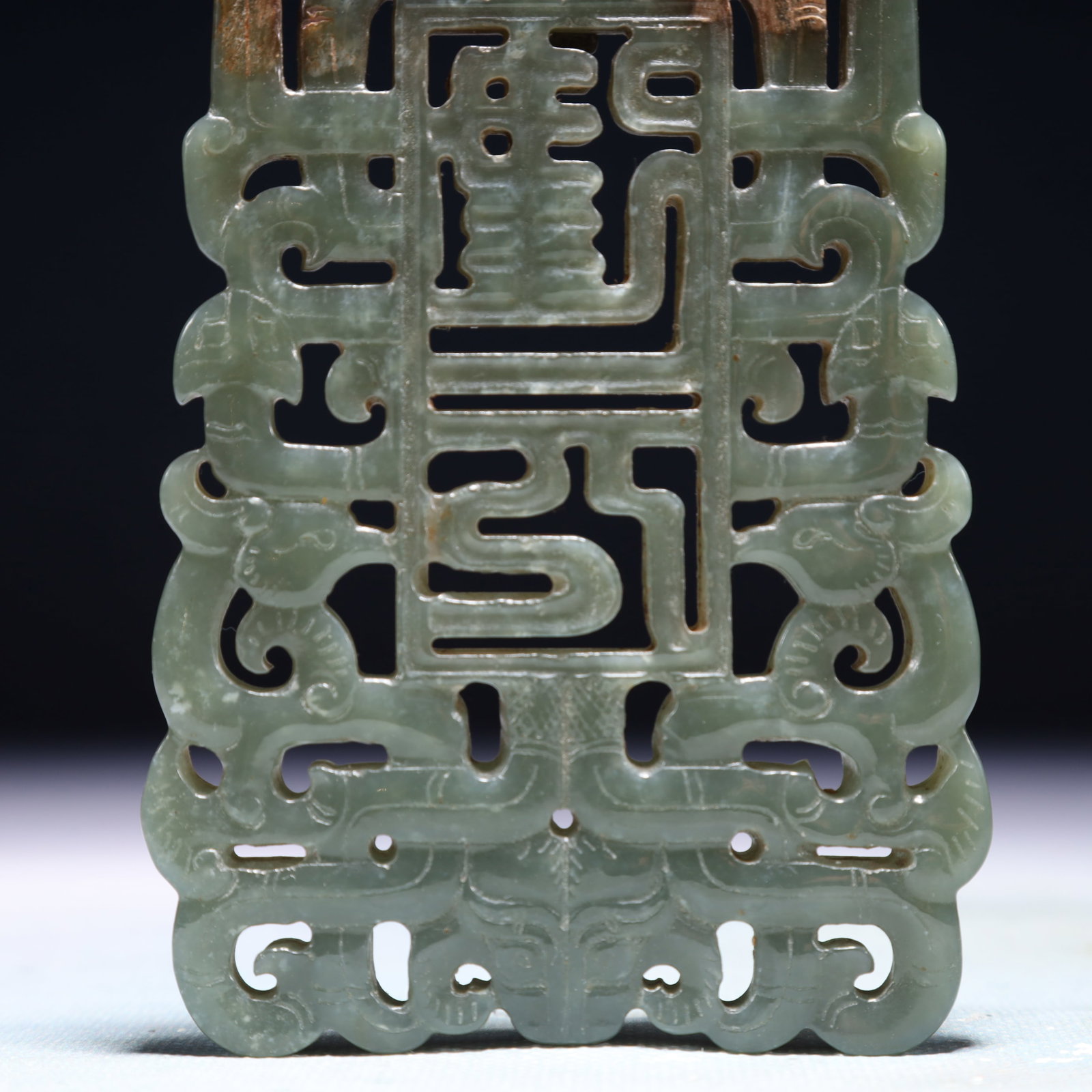 An Exquisite Jasper Phoenix Pattern Pendant - 3