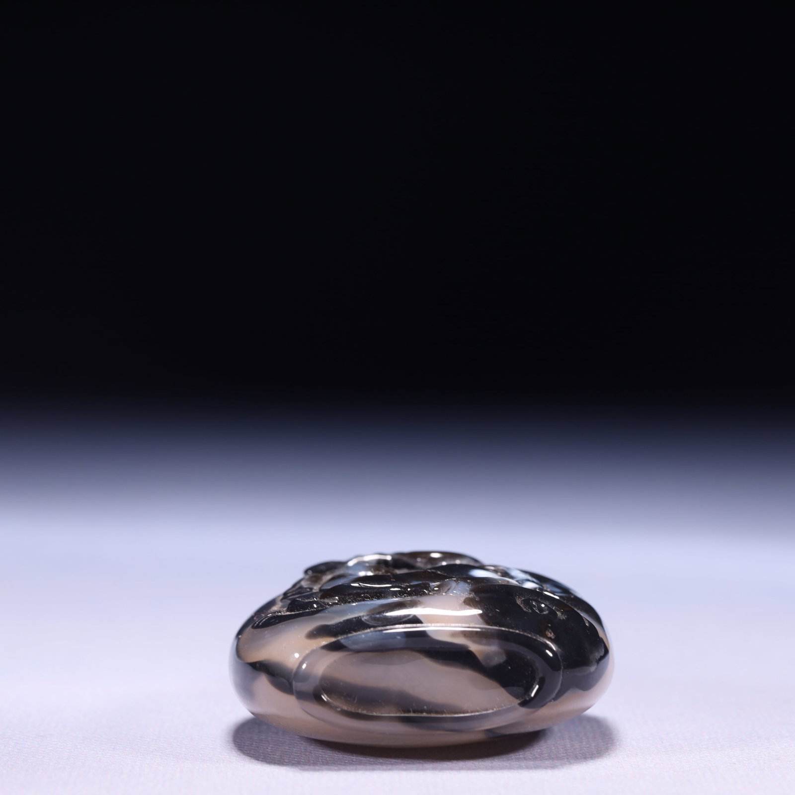 An Exquisite Agate Horse Pattern Snuff Bottle - 8