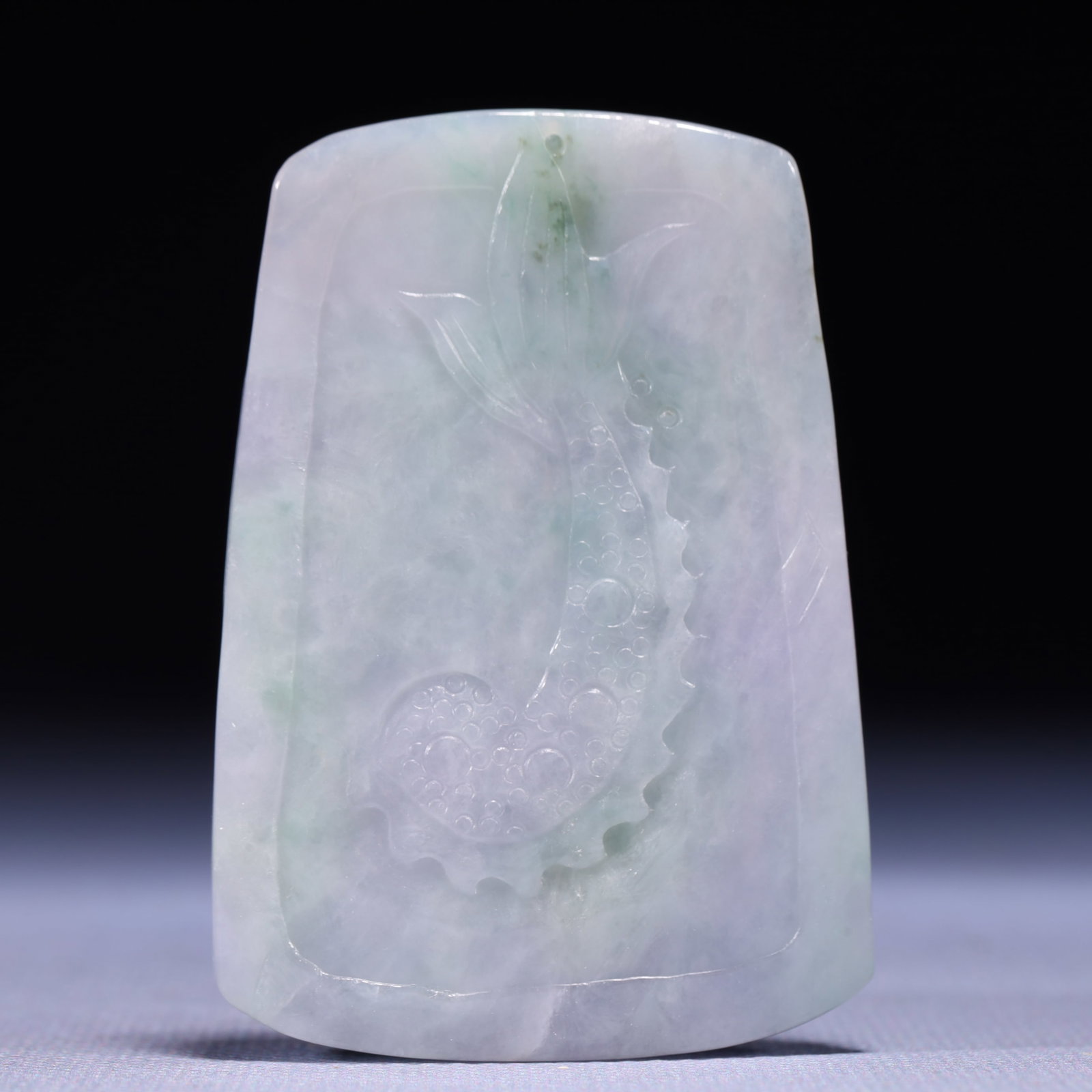 An Exquisite Jadeite Dragon Pattern Pendant - 4