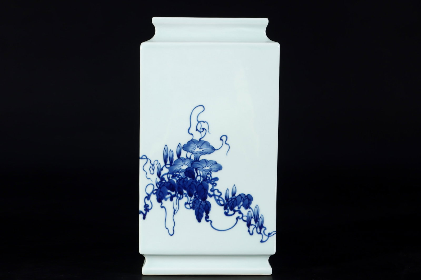 An Exquisite Blue and White Flower Pattern Vase?: An Exquisite Blue and White Flower Pattern Vase?,Qing Dynasty, China,With
