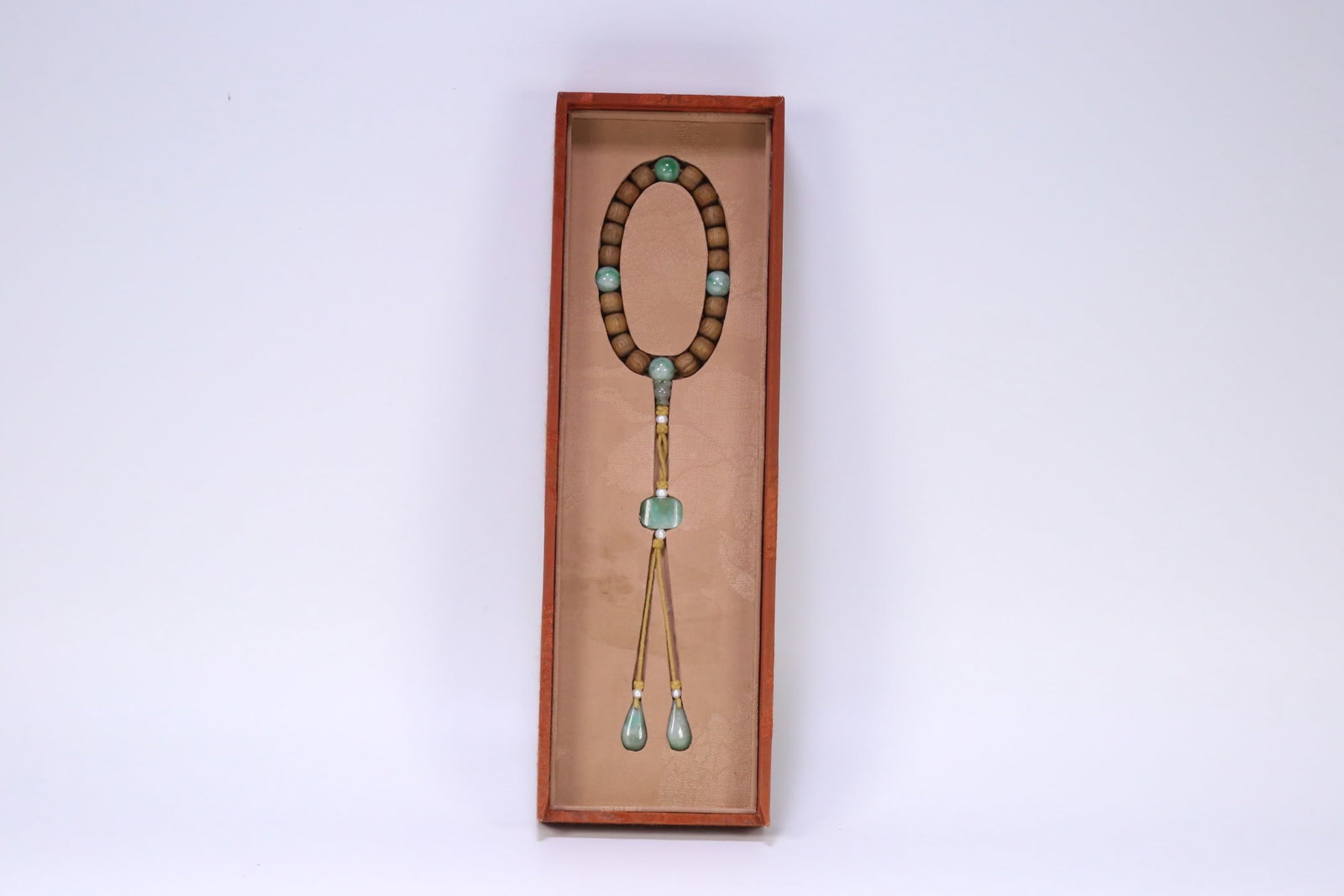 An Exquisite Eaglewood Bracelets,With Jadeite (1 of 9)