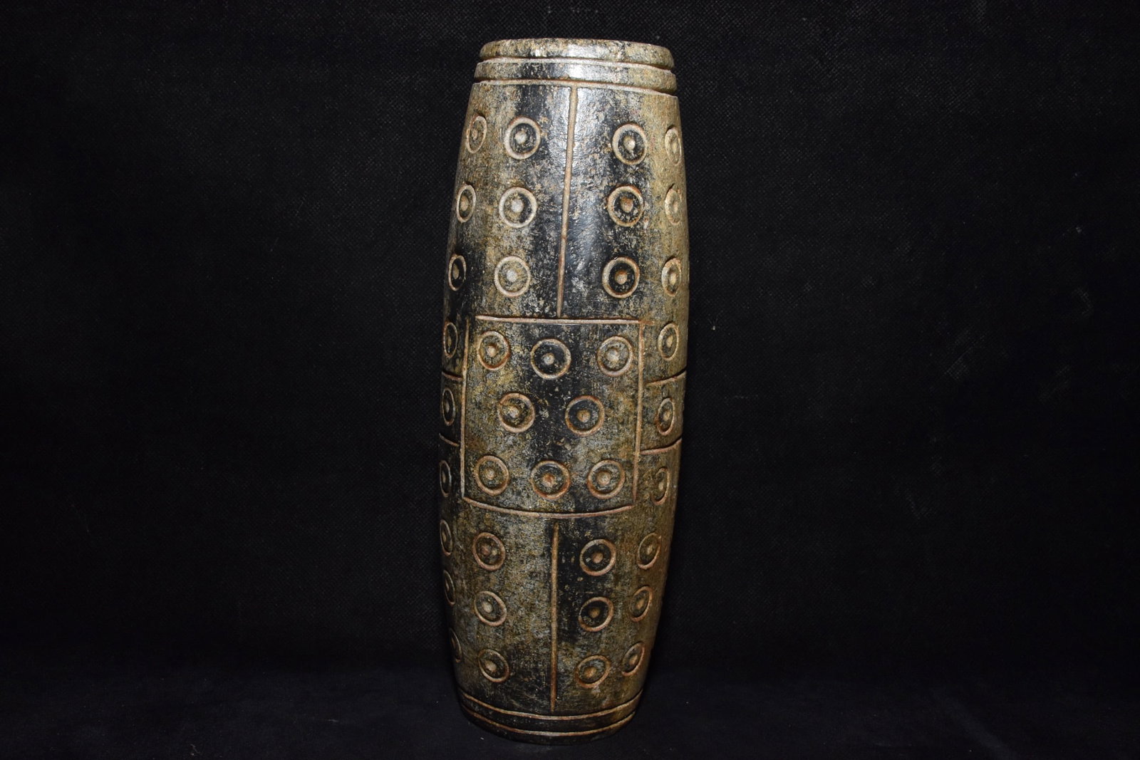 An Exquisite Meteorite Pendant: An Exquisite Meteorite Pendant,Hongshan Culture,Size:9.4inx3.3in,Weight:3160g陨石挂件,红山文化,Size:24cmx8.5cm,Weight:3160g