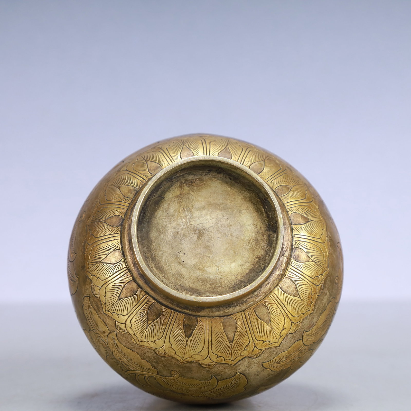 A Exquisite Gilt Bronze Flower Pattern Jar - 7