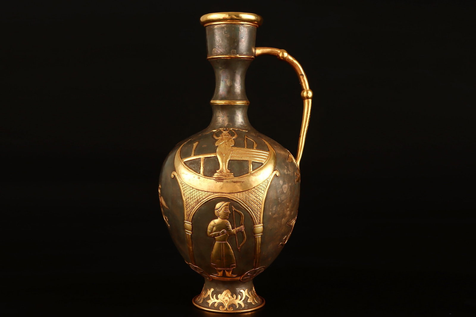 A Rare Gilt Bronze Figure Pattern Ewer (1 of 9)