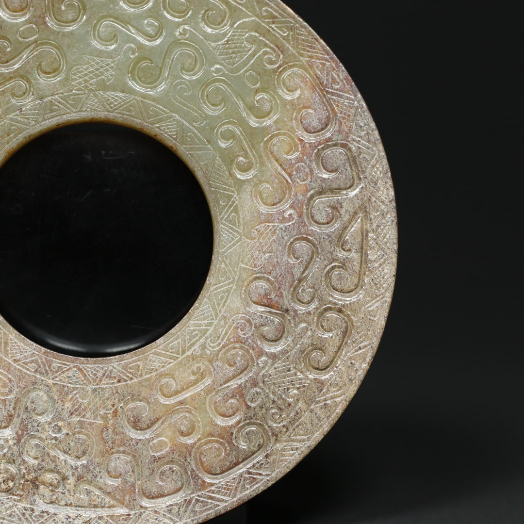 An Exquisite White Jade Dragon Pattern Pendant - 5