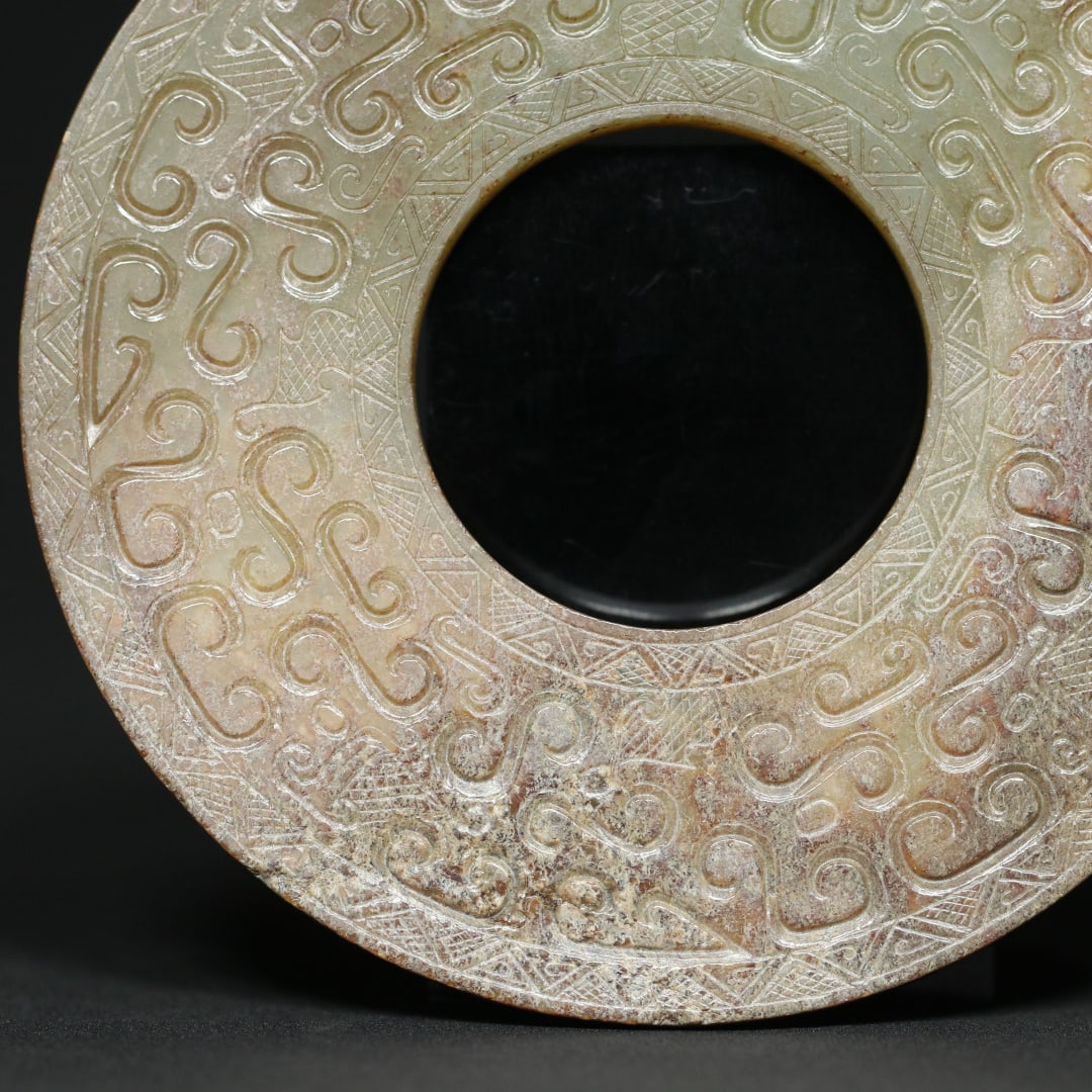 An Exquisite White Jade Dragon Pattern Pendant - 6