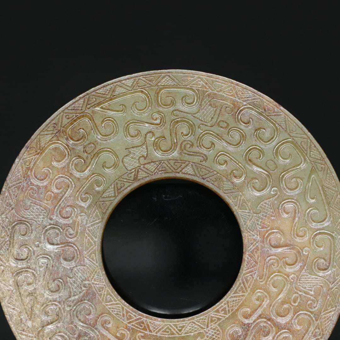 An Exquisite White Jade Dragon Pattern Pendant - 7