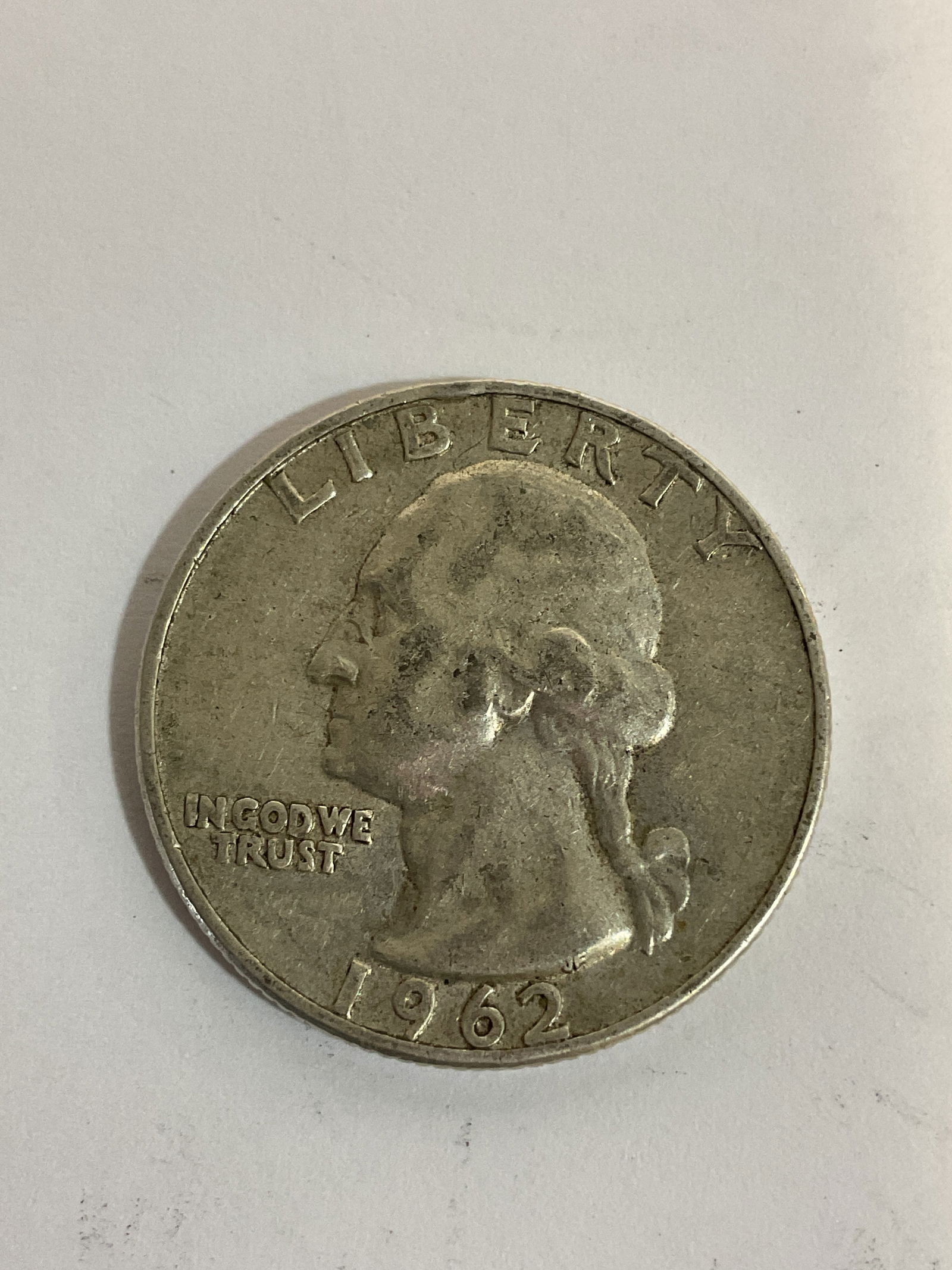 1962 D silver Washington quarter (1 of 2)