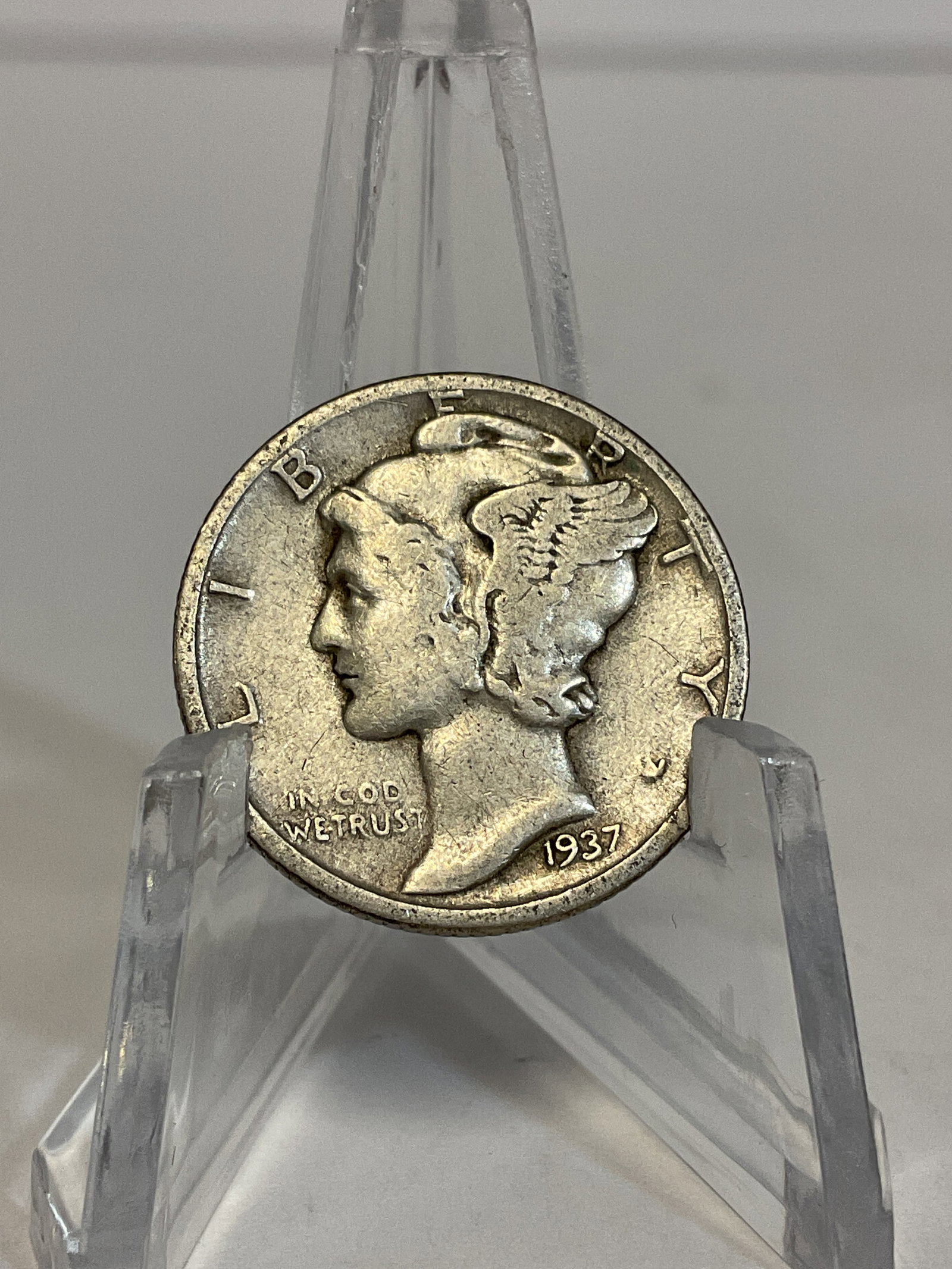 1937 Mercury Dime: 1937 Mercury Dime
