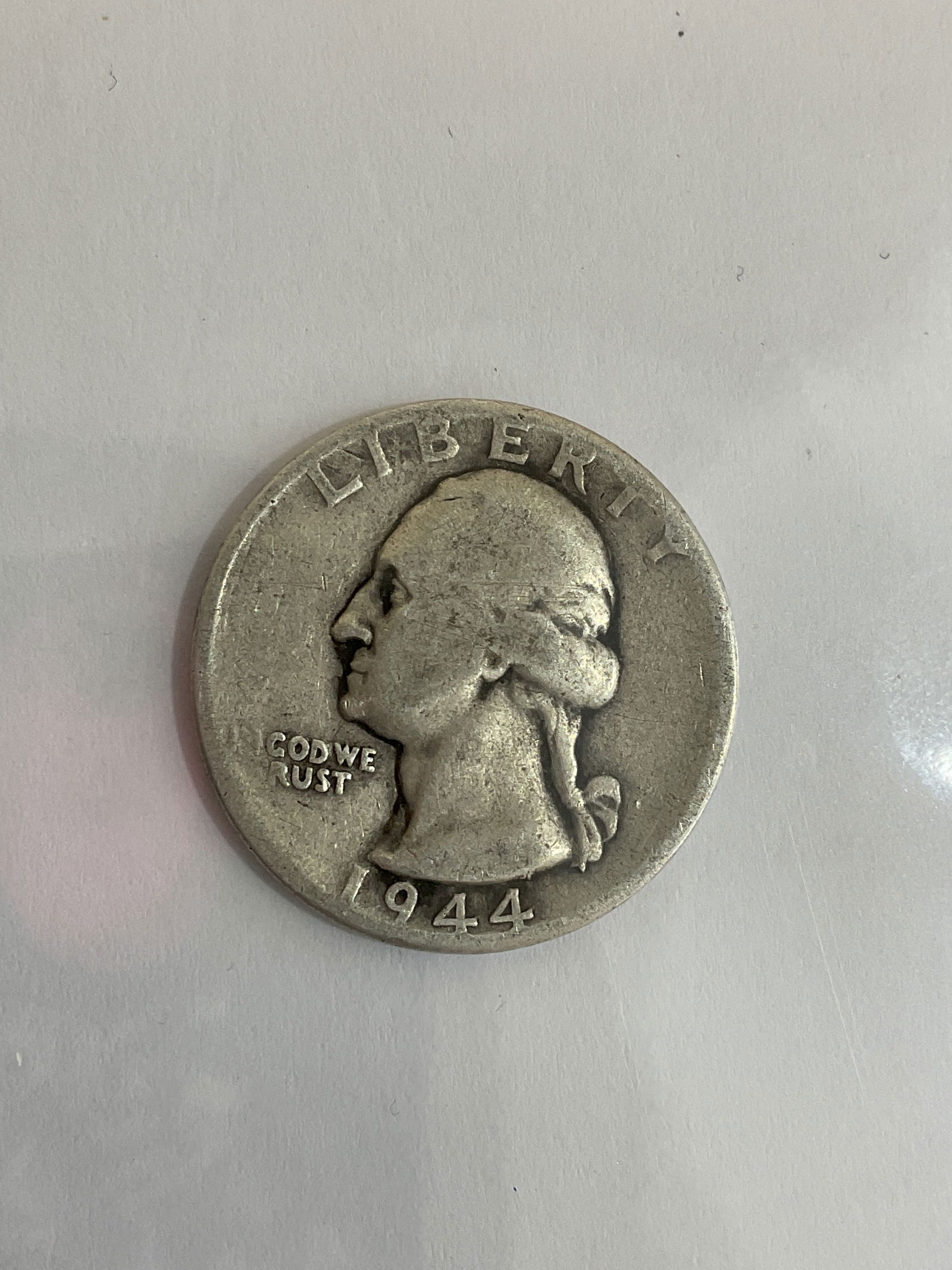 1944 Silver Washington quarter (1 of 2)