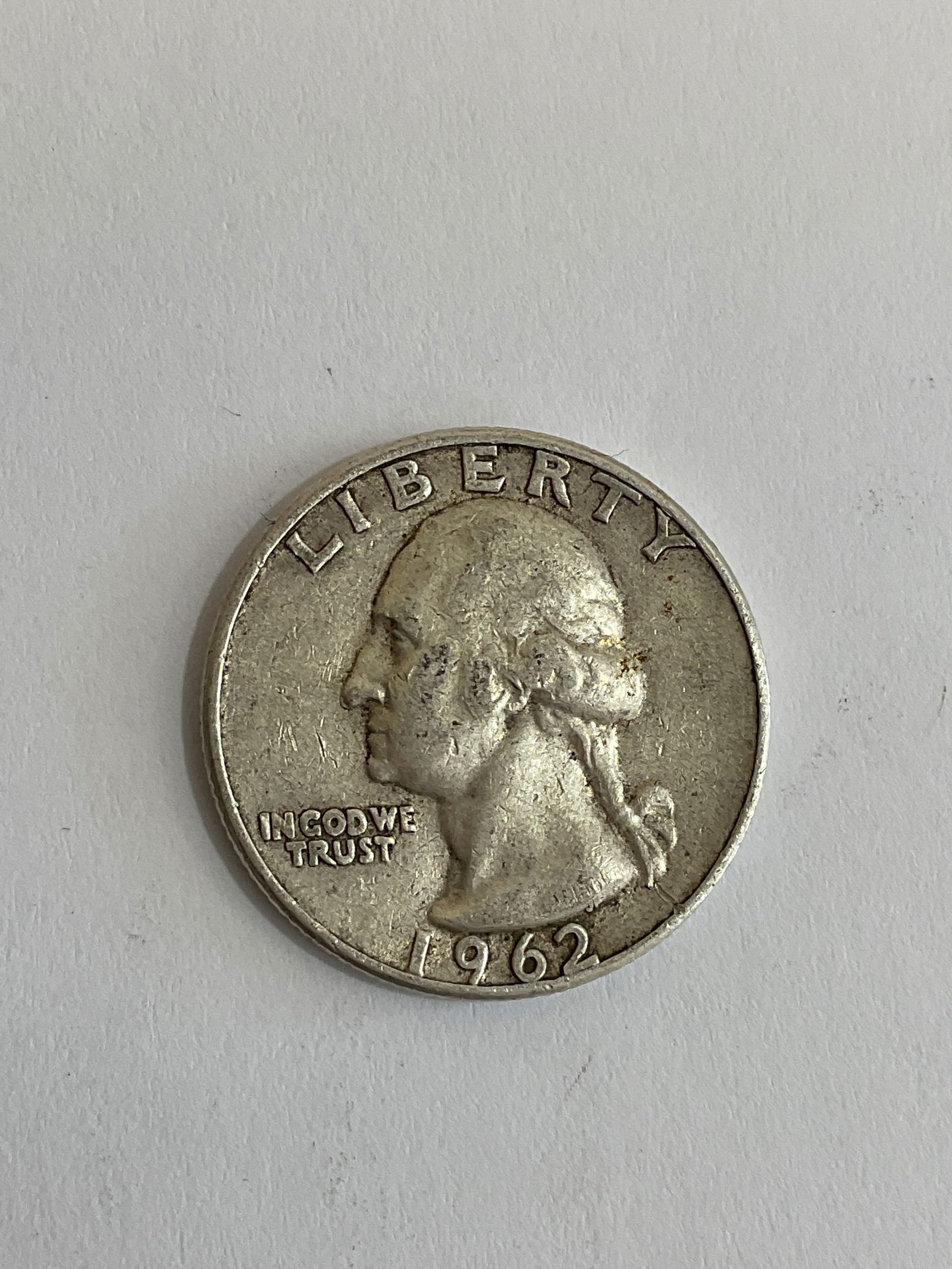 1962 D Silver Washington quarter (1 of 2)
