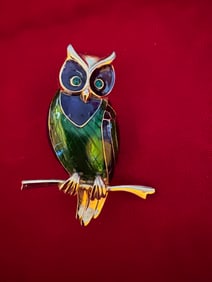 Marcel Boucher 1950ās Owl Brooch