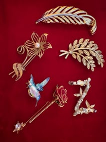 Nature-themed Vintage Brooches/Pins