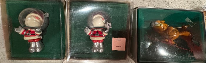 Lot of 3 Christmas Ornaments-Hallmark/Enesco