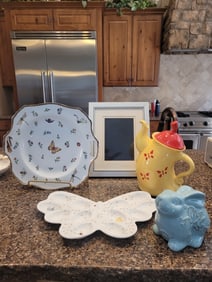 Lenox Godinger Mayco Lot of 5 Mixed Decor Collectibles