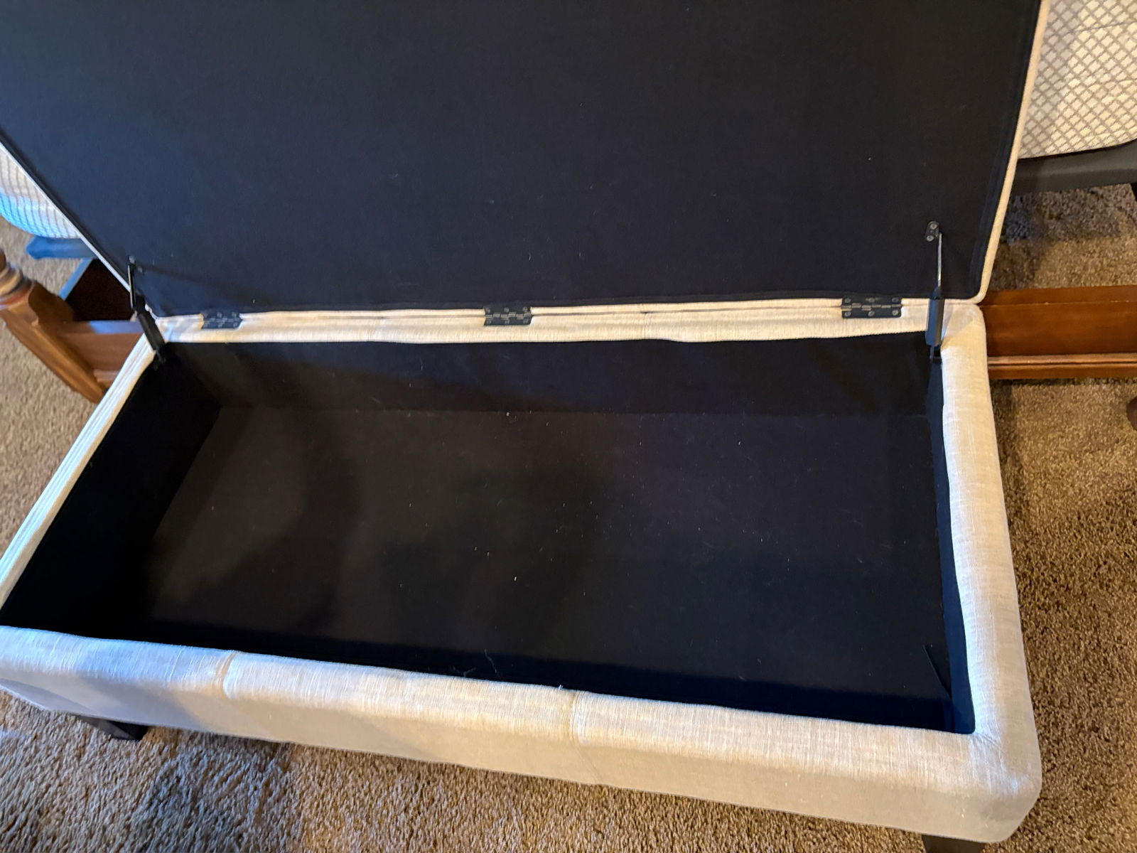 Fabric Storage Bench - 2