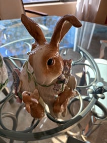 Fitz and Floyd Cookie Jar and Vase