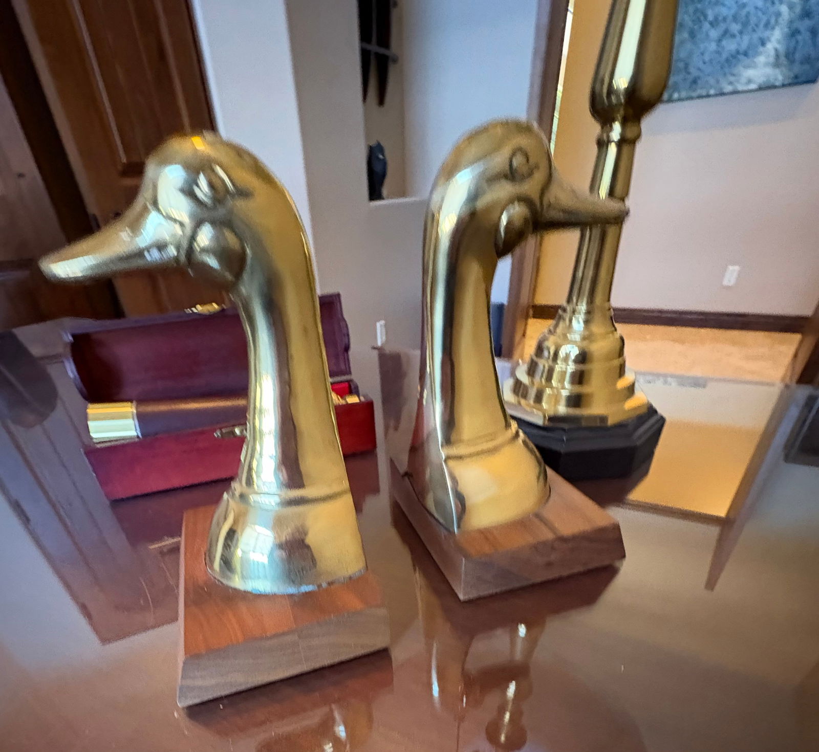 Lot 3 Brass Decorative Items (1 of 2)