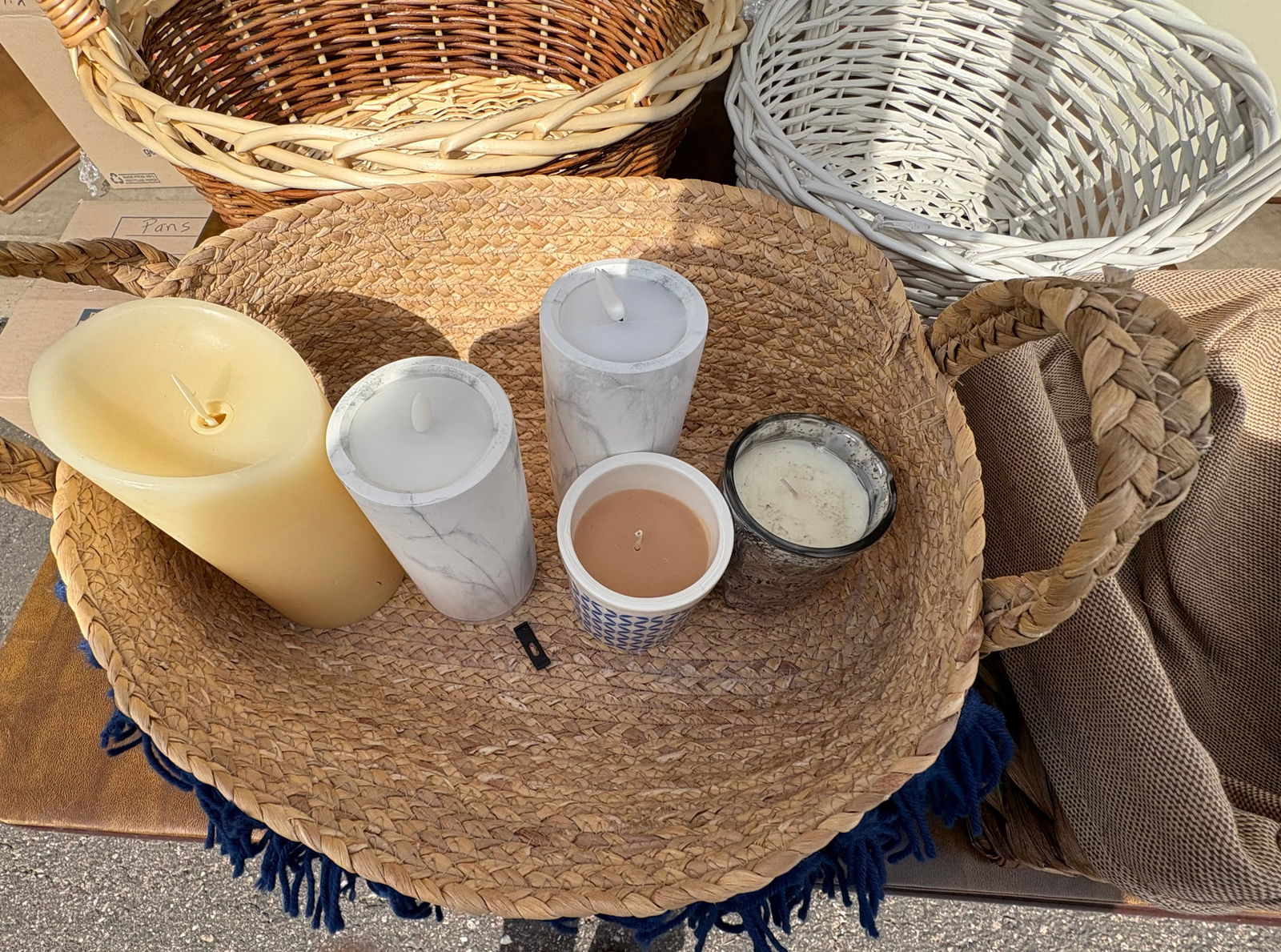 Misc Baskets and Candles (1 of 6)