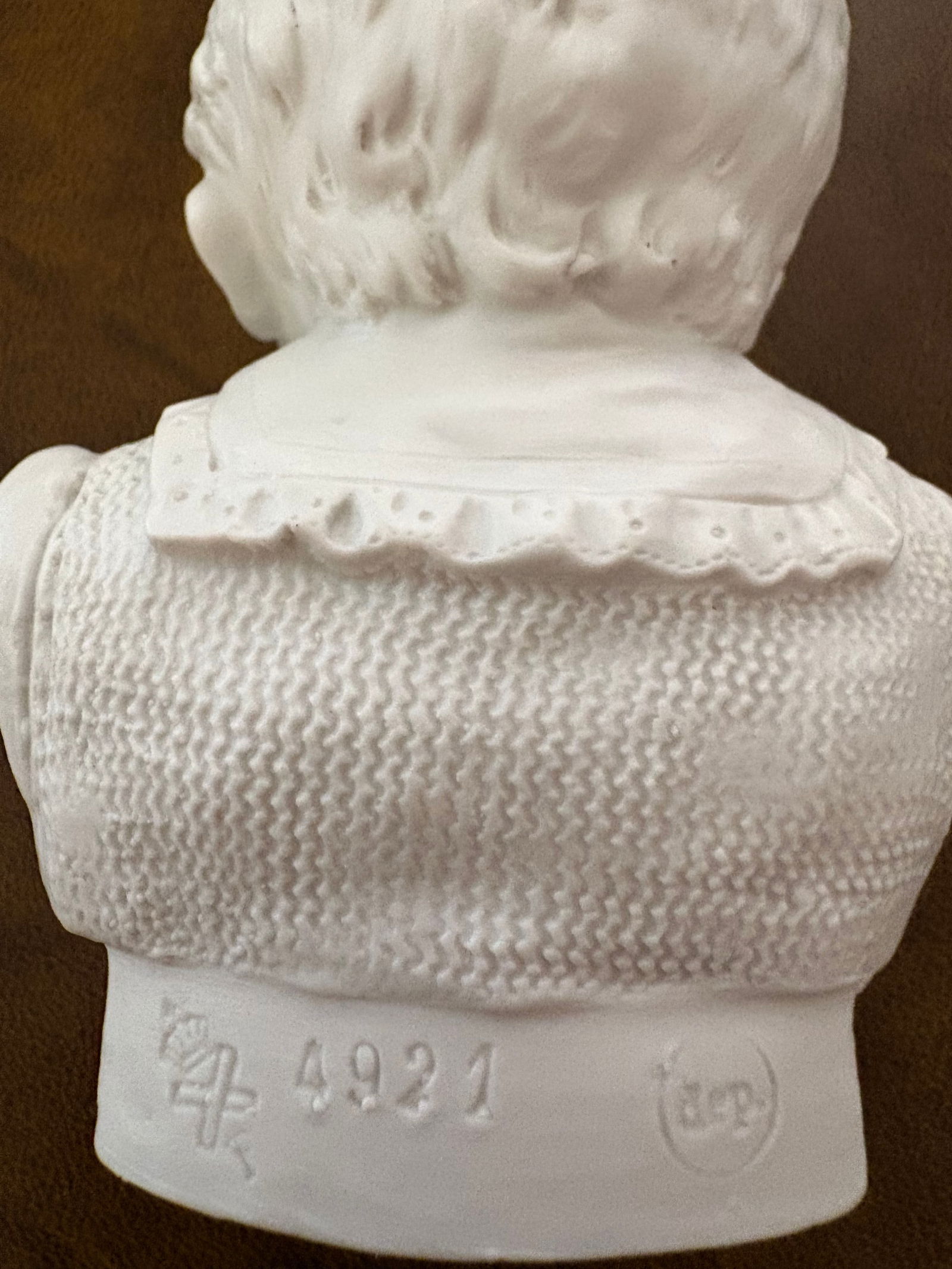German Boy Bust with Hat (Lid) - 2