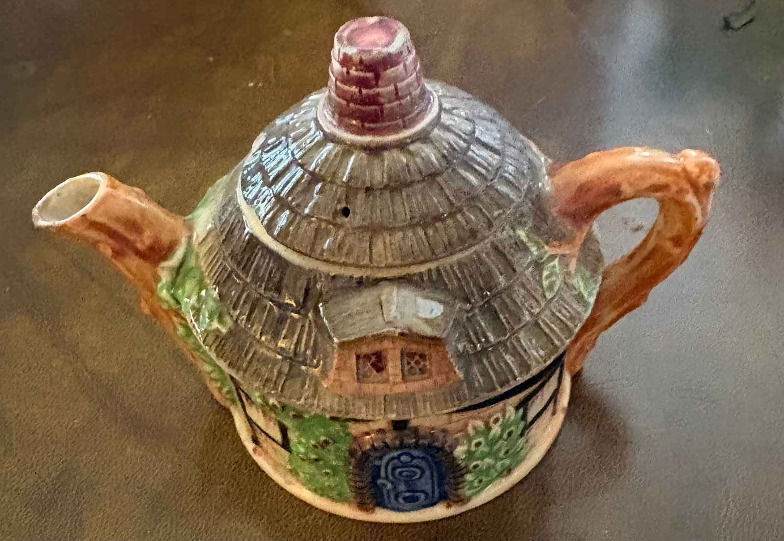 Occupied Japan Handpainted Small Teapot (1 of 3)